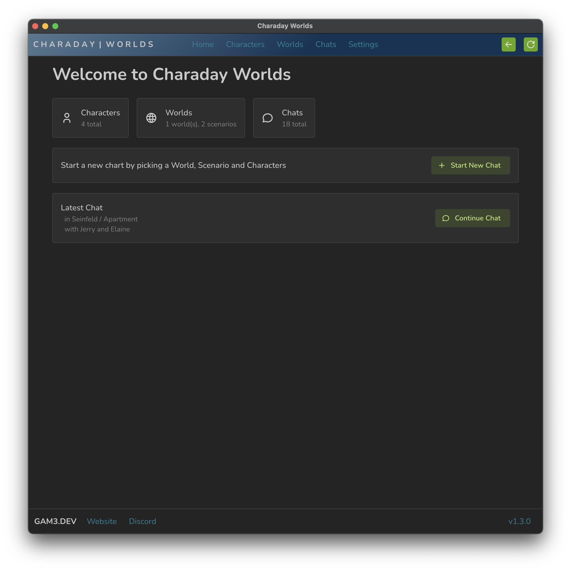 Charaday Screenshot