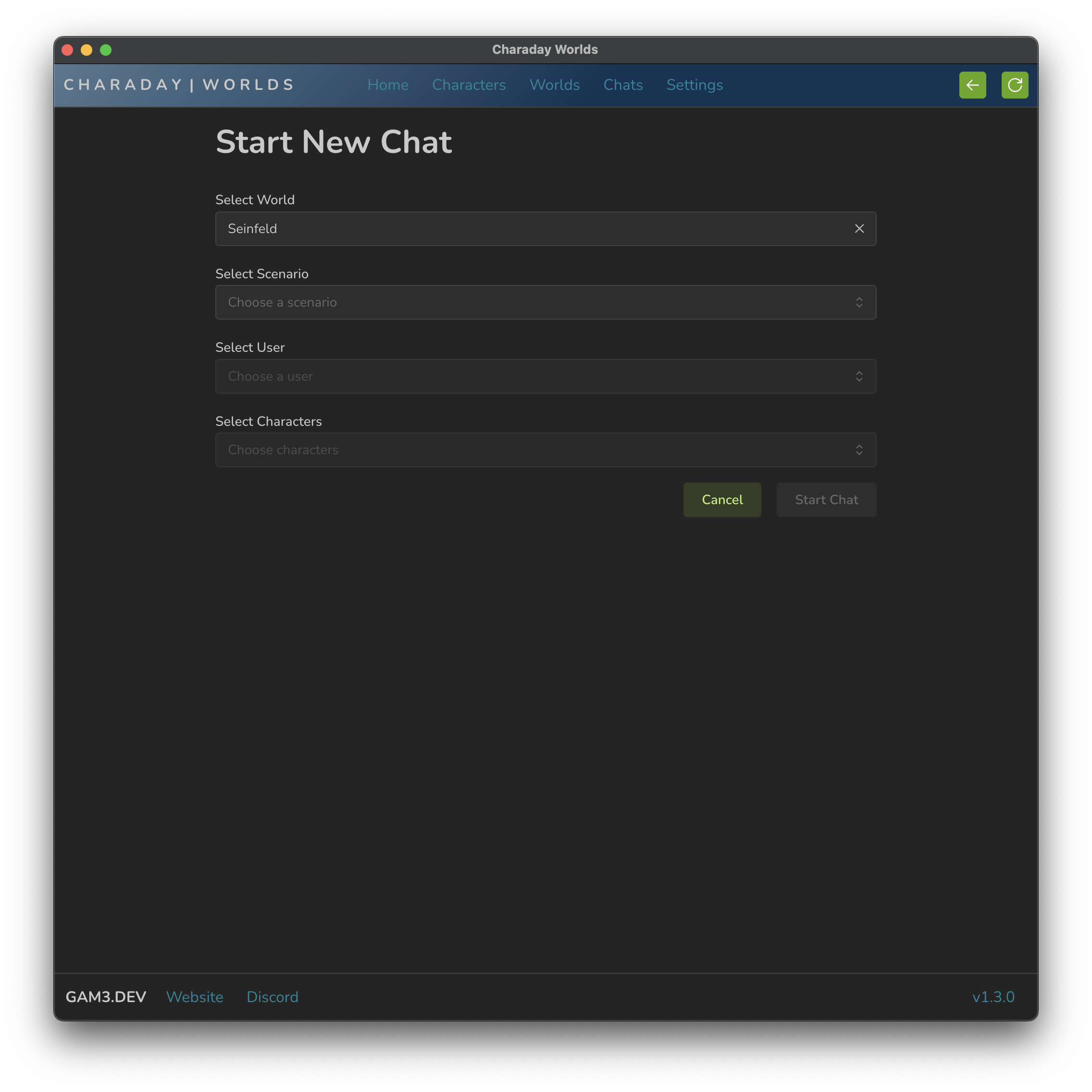 Charaday Screenshot