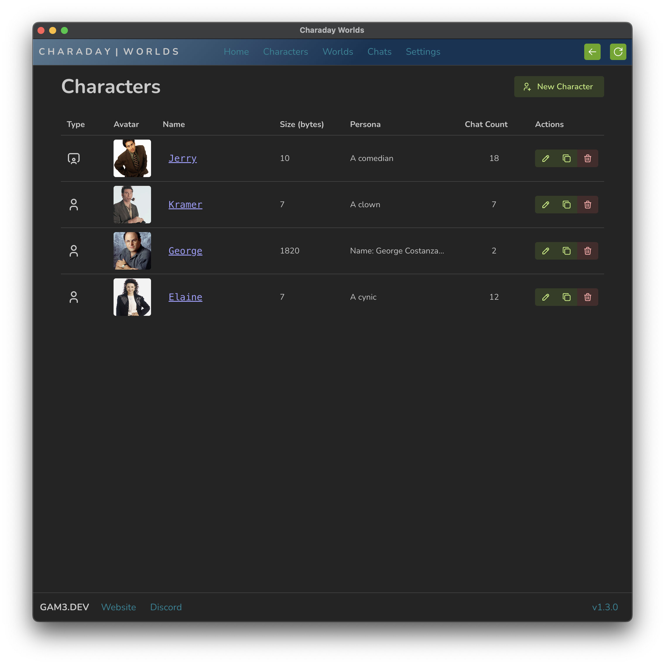Charaday Screenshot