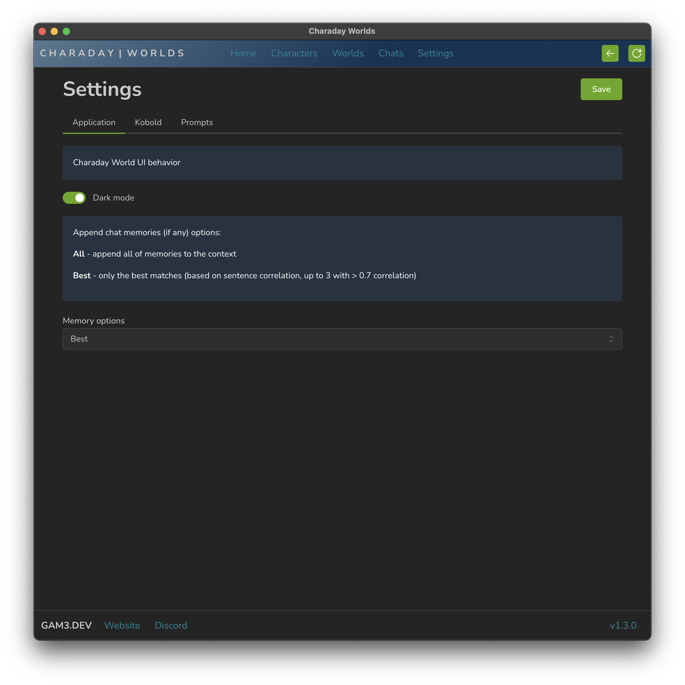 Charaday Screenshot