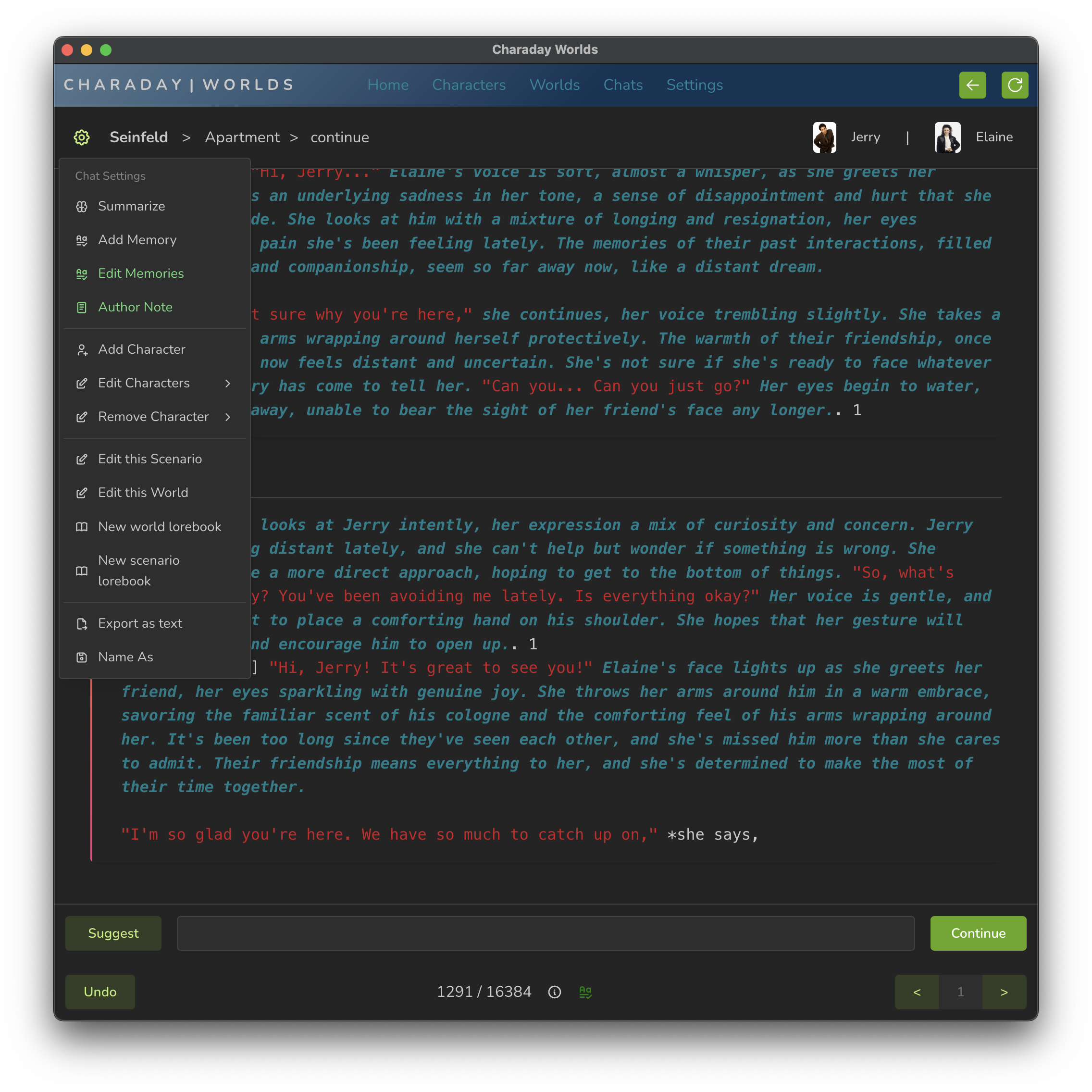 Charaday Screenshot